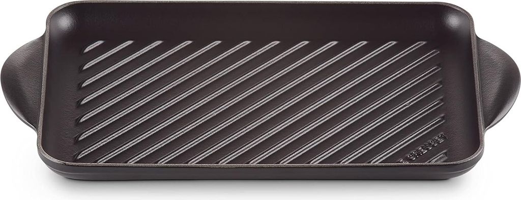 Induktions- und Pfannengeeignete gusseiserne Grillplatte - 32,5 cm