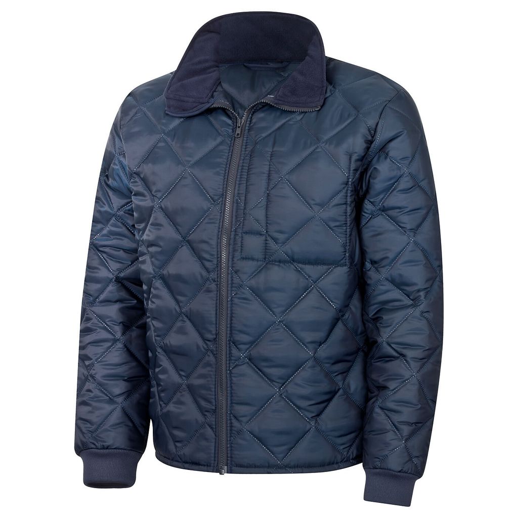 securesse Thermo-Steppjacke mit Kragen Farbe: blau Größe XXL