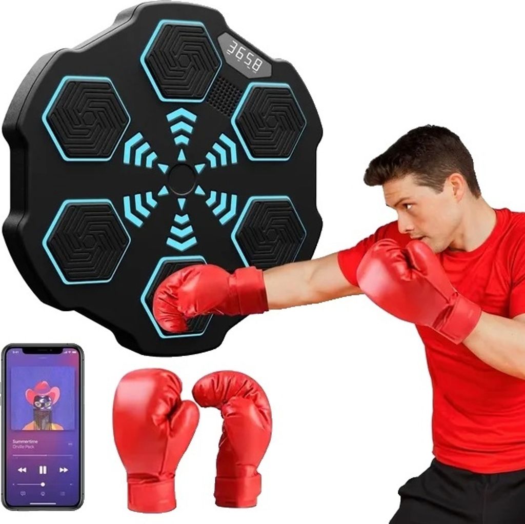 Smart Music Boxing Machine - Trainieren Mit Rhythmus & LED-Lichtern