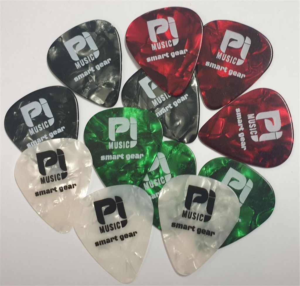 pi-music Celluloid Guitar Pick Set - Mixed Produktbild 