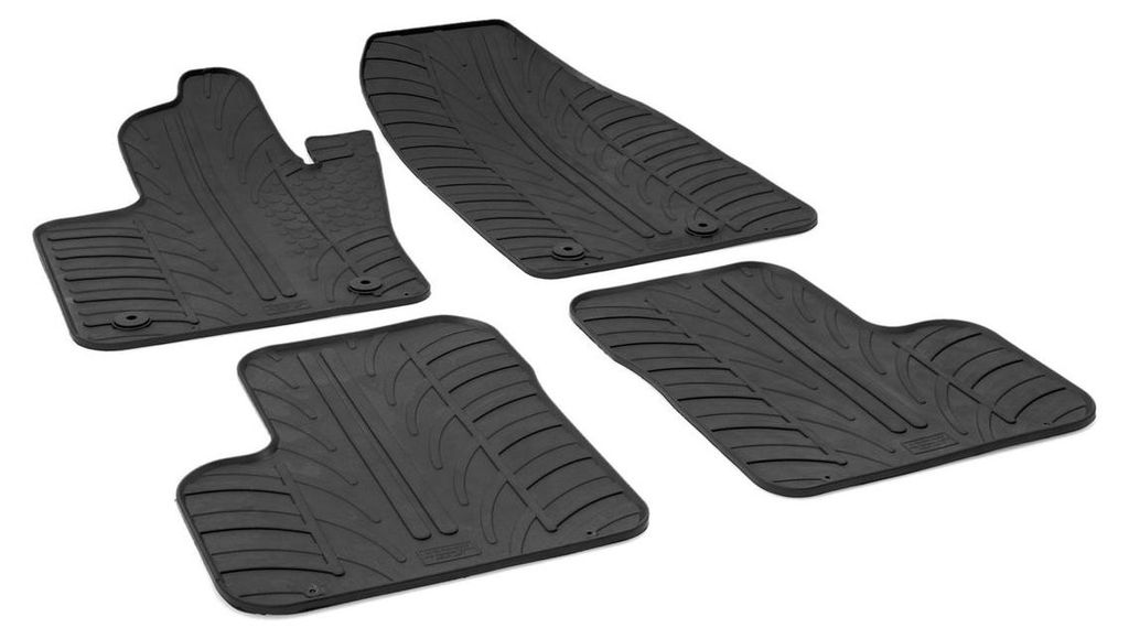 LAMPA Fußmatten Set Gummi für FIAT 500X (334) Vorne+Hinten Produktbild 