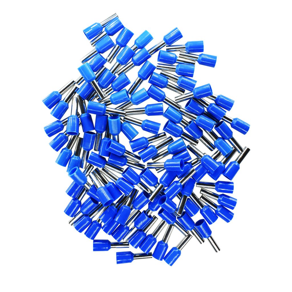 Aderendhülsen 2,50mm² (blau), isoliert, 100 Stück Produktbild 