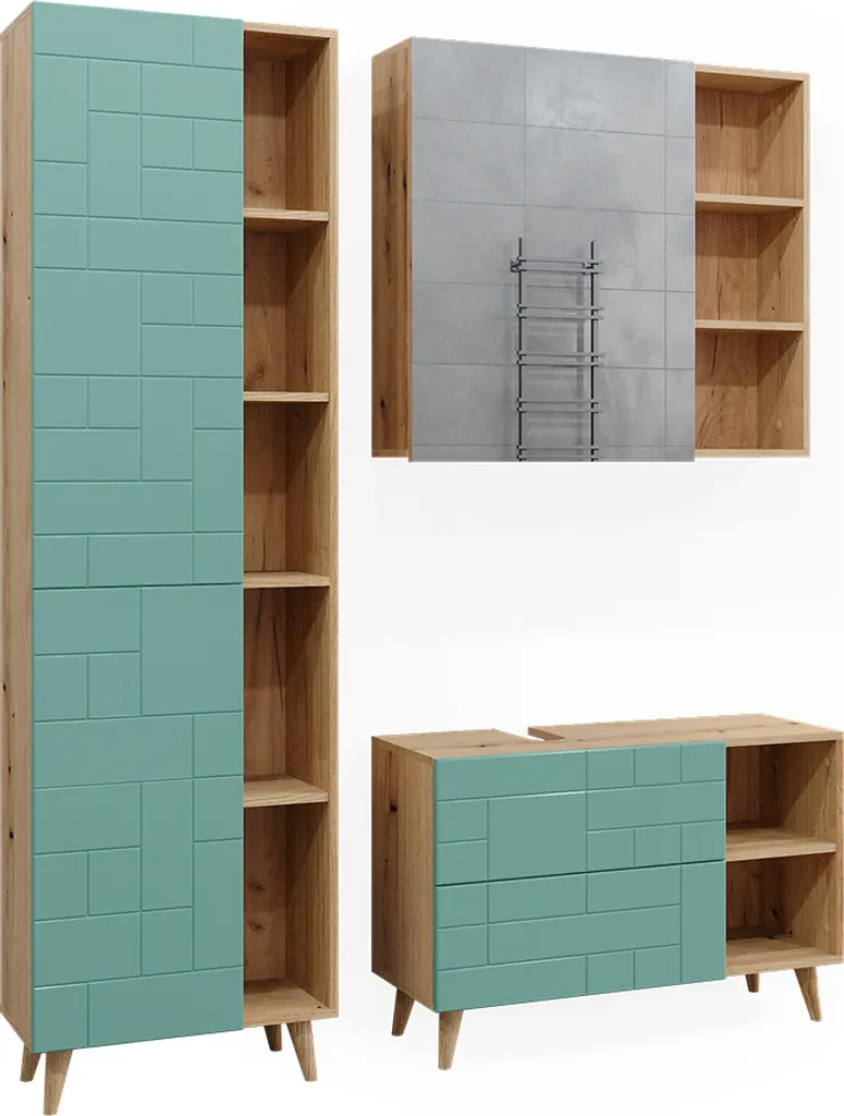 Meuble salle de bain gain de place pour optimiser le rangement des familles