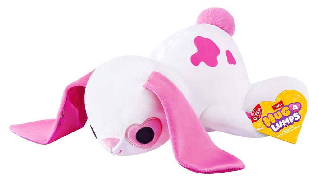 ZURU Hug A Lumps Peluche Lapin aux longues oreilles, 35 cm Image du produit 