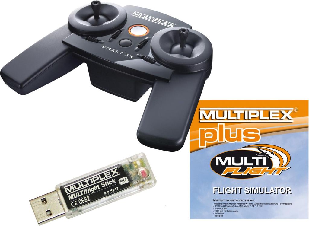 Multiplex MULTIflight PLUS Set mit SMART SX 6 Mode 2/4