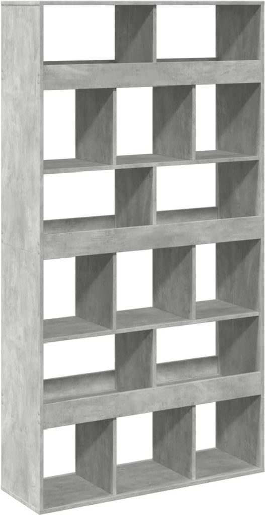 Raumteiler Betongrau 100x33x187,5 cm Holzwerkstoff
