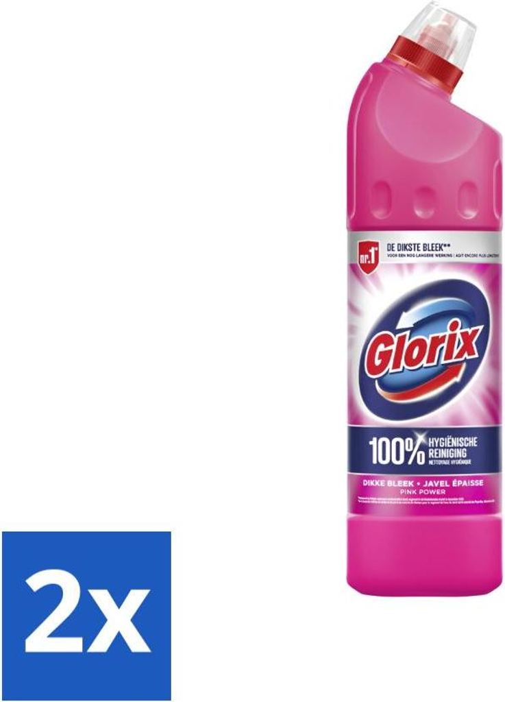 Glorix Bleek Pink Power 750 ml - Vorteilspack - 2 Stücke