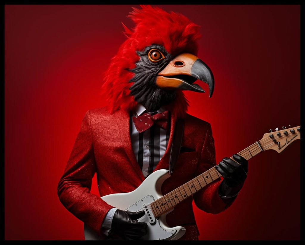 Plakat 76x60,5cm Tierischer Rock'n'Roll