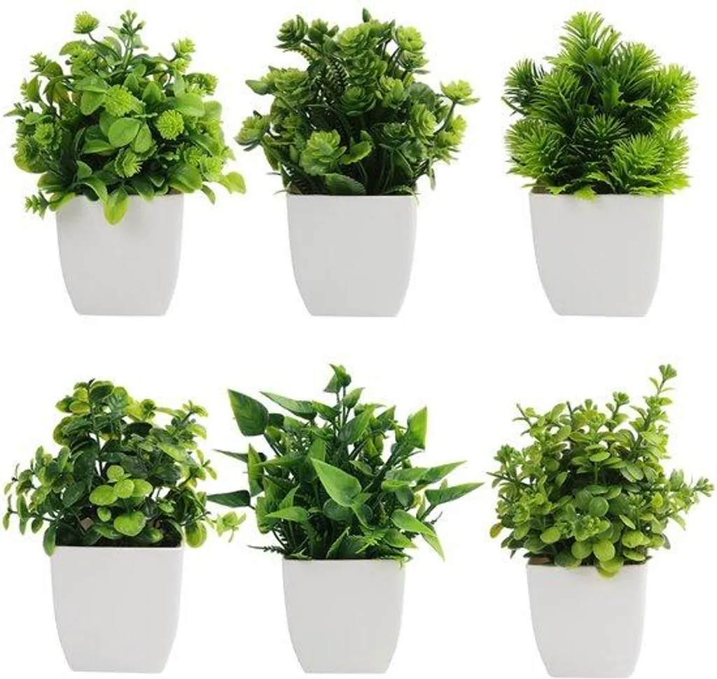 Mini-plante artificielle verte : la solution déco sans aucun arrosage