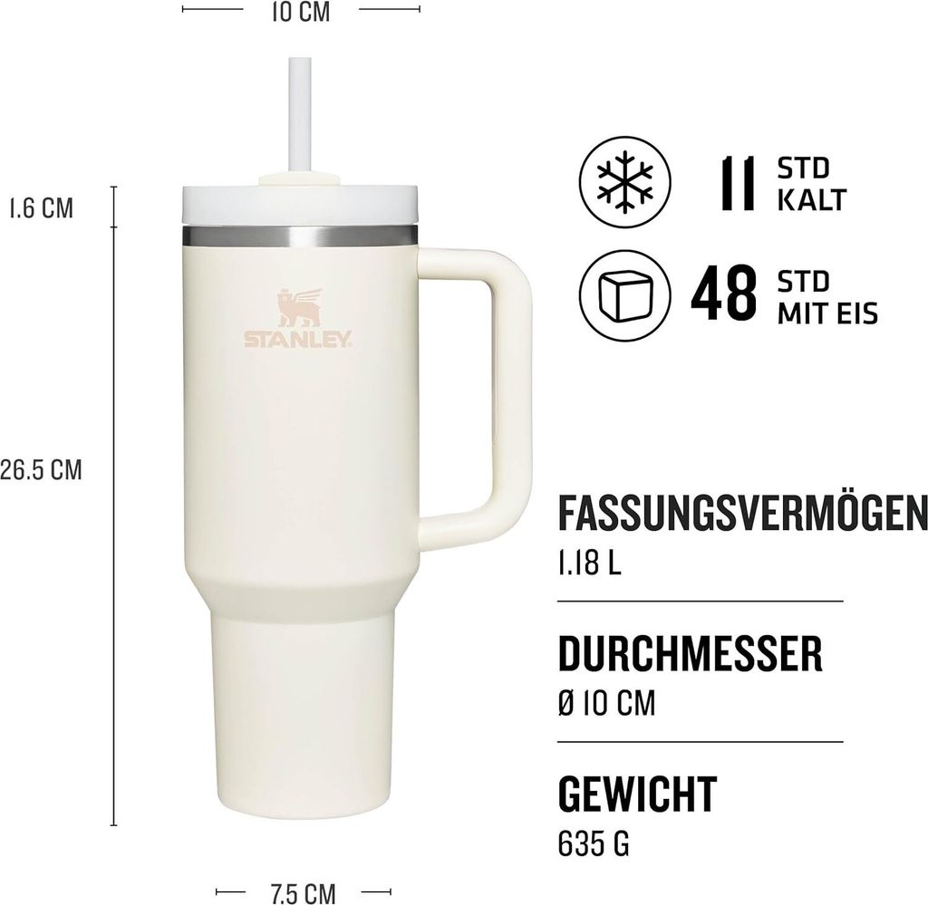 Stanley Quencher H2.0 FlowState Isolierbecher Strohhalm 1,2 Produktbild 31