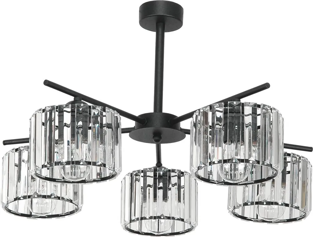 Relookez votre Pièce avec la Suspension Cristal Noir Apulla 15-100