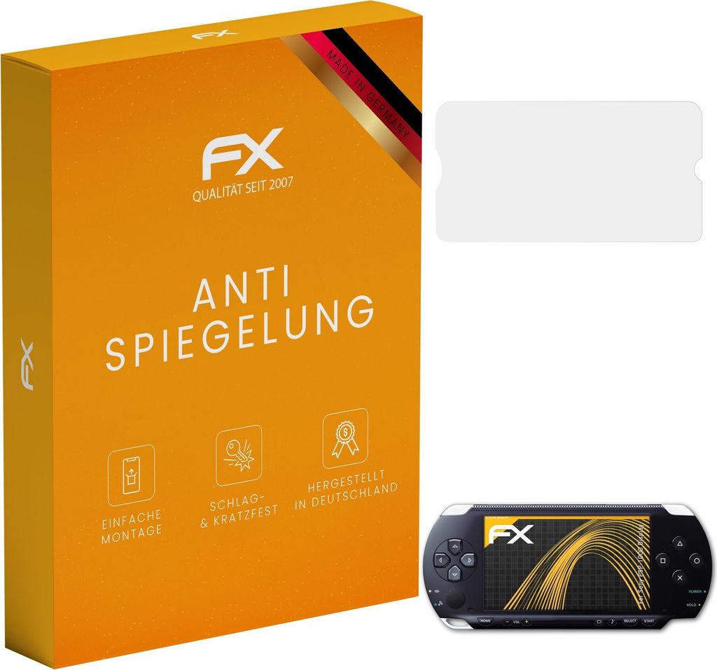 atFoliX FX-Antireflex 3x Schutzfolie kompatibel mit Sony PSP-1000 Display Displayfolie