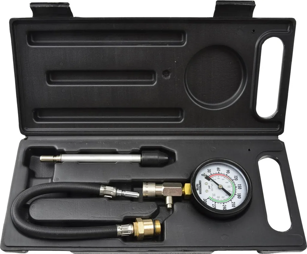 Kit test compression moteur essence pour diagnostiquer perte de puissance auto
