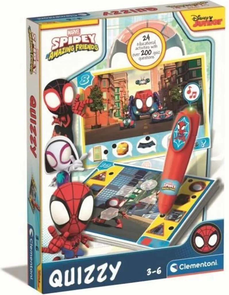 Jeu Éducatif Clementoni Spidey Amazing Friends Quizzy stylo interactif