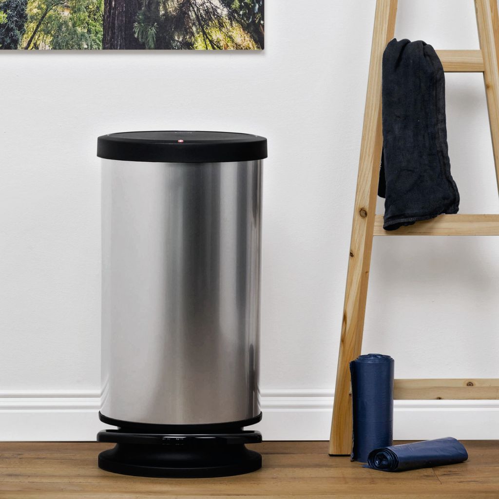 Treteimer 30 l PASO, Farbe:Carbon metallic Produktbild 2
