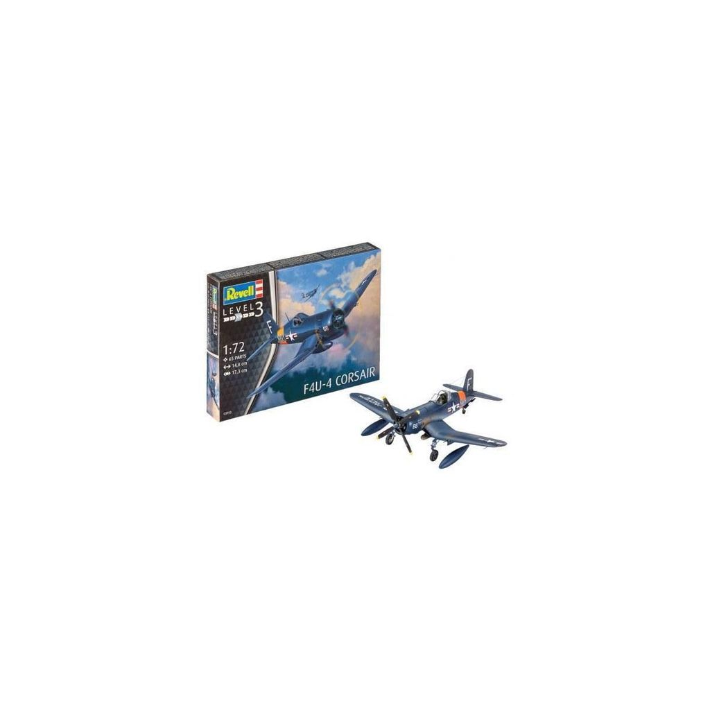 Revell 03955 10 Spielzeug Modellbausatz F4U-4 Corsair im Produktbild 