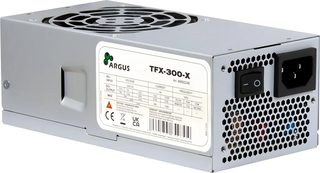 Inter-Tech TFX-300-X Bloc d'Alimentation PC 300W avec Connecteur PCIe