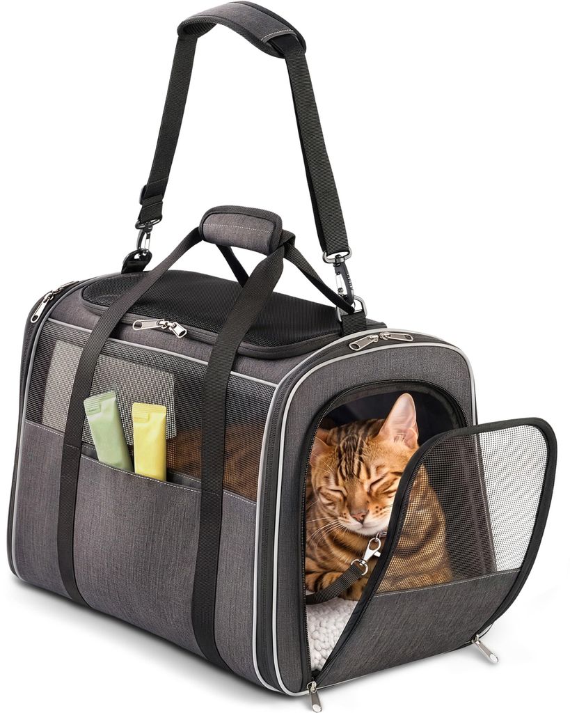 Knupis Katzentransportbox Klein bis 5kg – Soft Pet Carrier Produktbild 