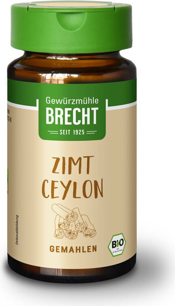 Gewürzmühle Brecht Zimt Ceylon gemahlen, 27g