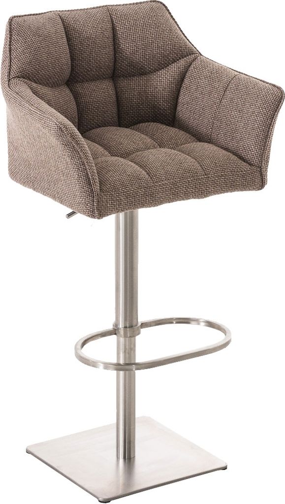Barhocker HLO-CP1 E Stoff terrabraun