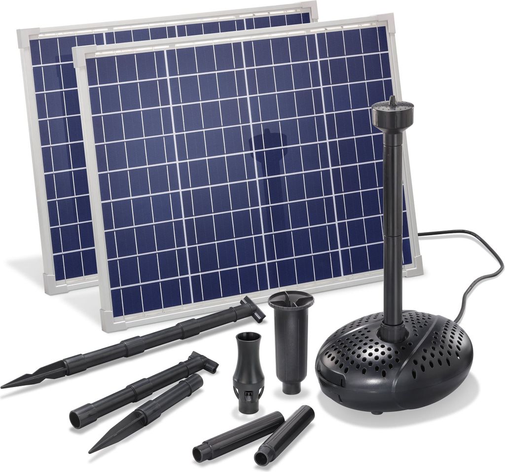 esotec Teichpumpe Wasserspiel Solar-Springbrunnen Kit 100/3400 PRO 101918
