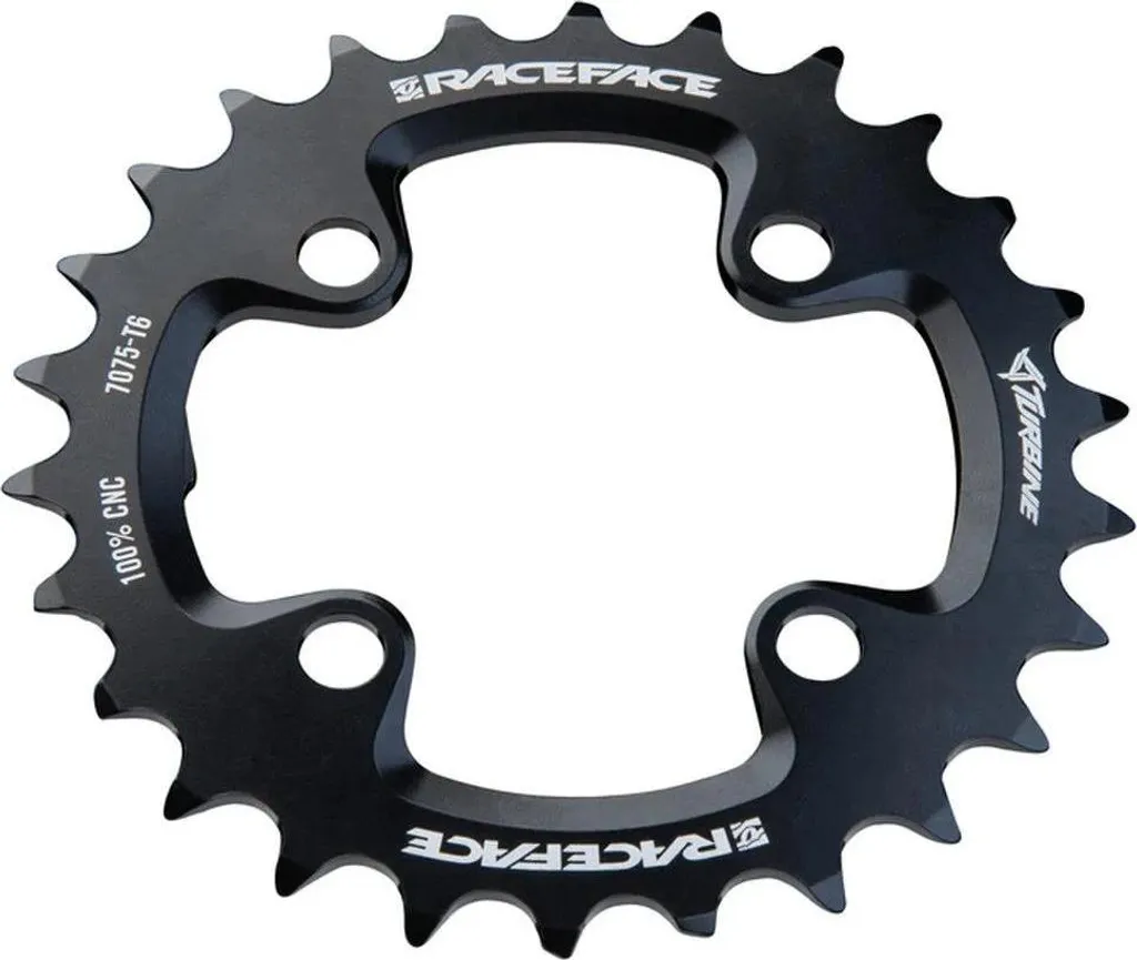Plateau de Transmission VTT Race Face Turbine 28 Dents 64mm BCD Noir