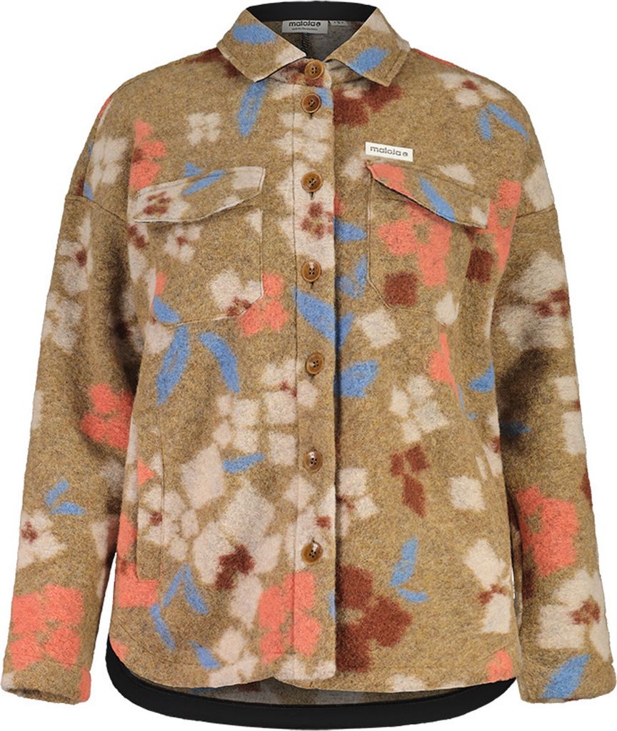 Maloja Damen Wollfleecejacke MoliniM. clay maxifleur : M Größe: M