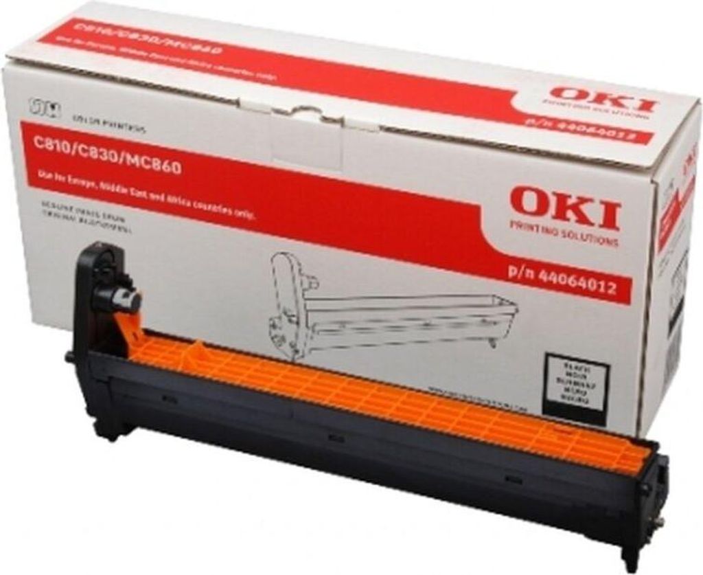 OKI Black Image Drum, Oryginalny, OKI C830, C821, C801, Zdjęcie produktu 