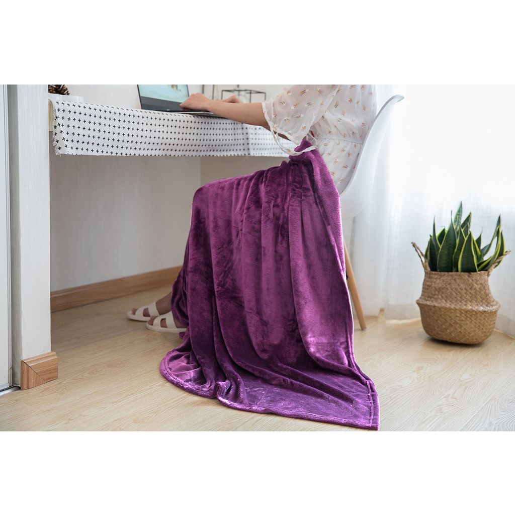 Tagesdecke aus samtweichem Plüsch,  , Fleecedecke Sofadecke Produktbild 3