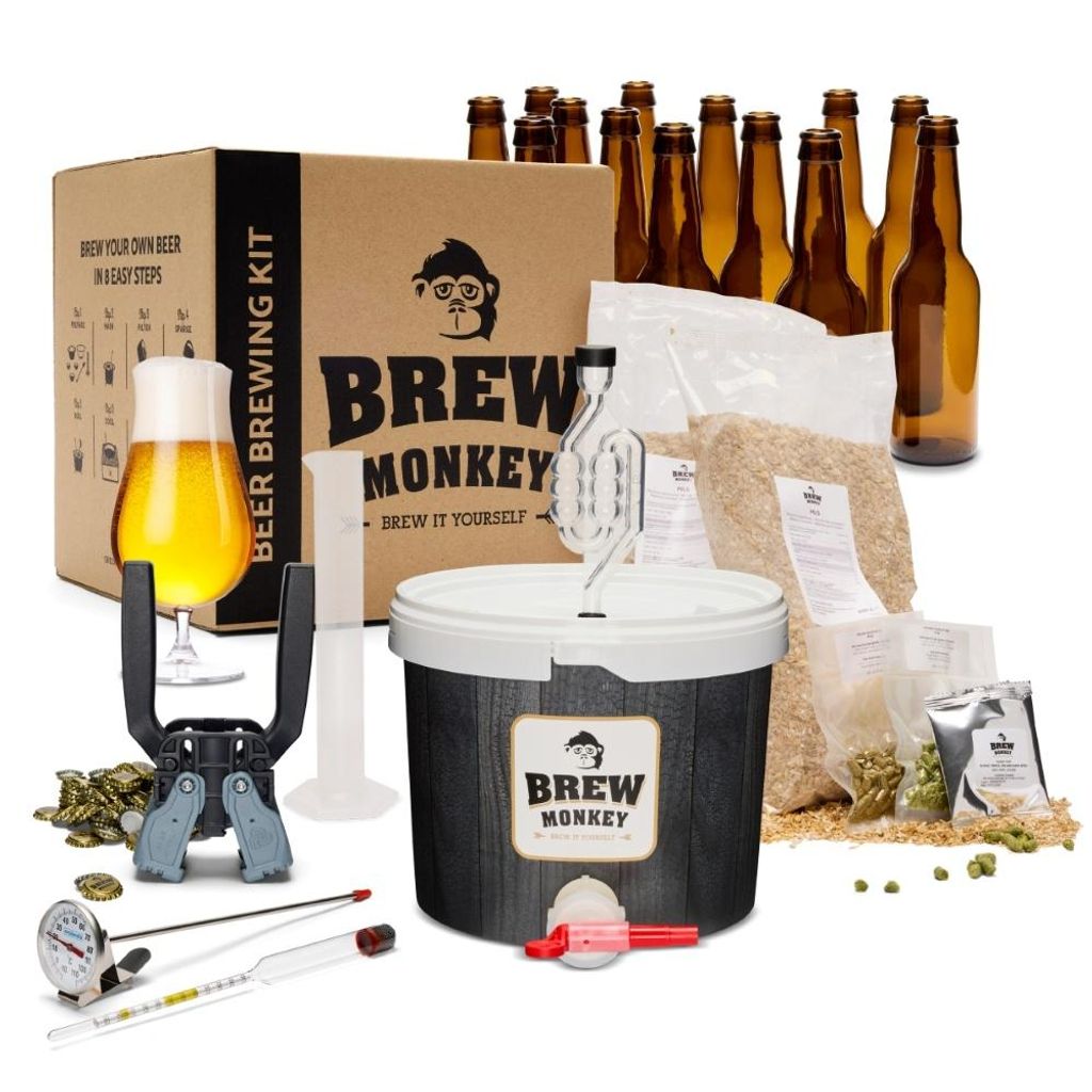 Brew Monkey® Bierbrauset Tripel | Luxe Set 5 Liter Bier | Produktbild 