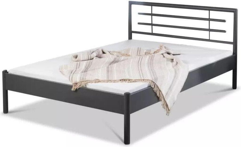 Metallbett Lia – 120 x 200 cm / dunkelgrau