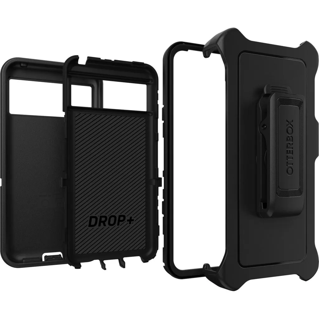 Protection antichoc OtterBox Defender Google Pixel 8 noir multicouche