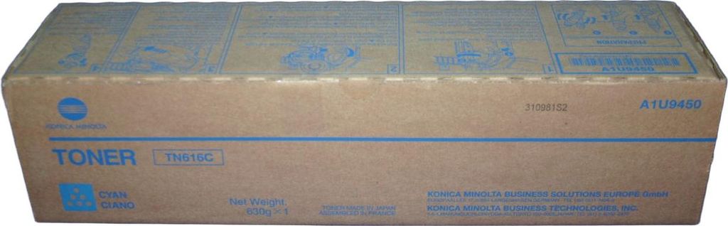 Konica Minolta TN616C - Cyan - Original - Tonerpatrone - für bizhub C6000