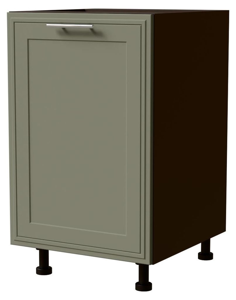 Küchenunterschrank SALO 50x50x82cm Farbe matt wählbar (SL-D1D/50),reed green matt,lava