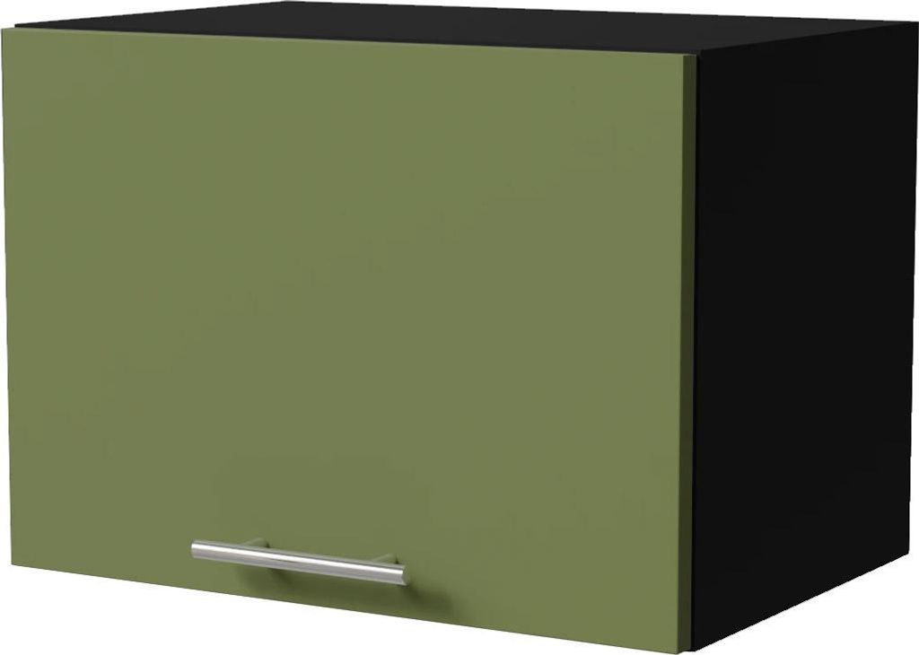 Küchenklapphängeschrank BRERRA 50x36cm lackiert Farbe wählbar BR-W4B/50 RAL 6025 farngrün Matt schwarz
