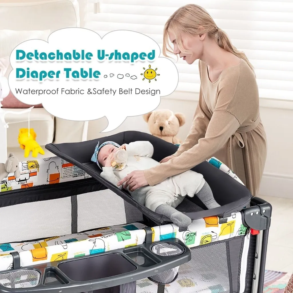 Lit d'Appoint Bébé Réglable et Mobile Idéal pour Cododo et Déplacements - 3