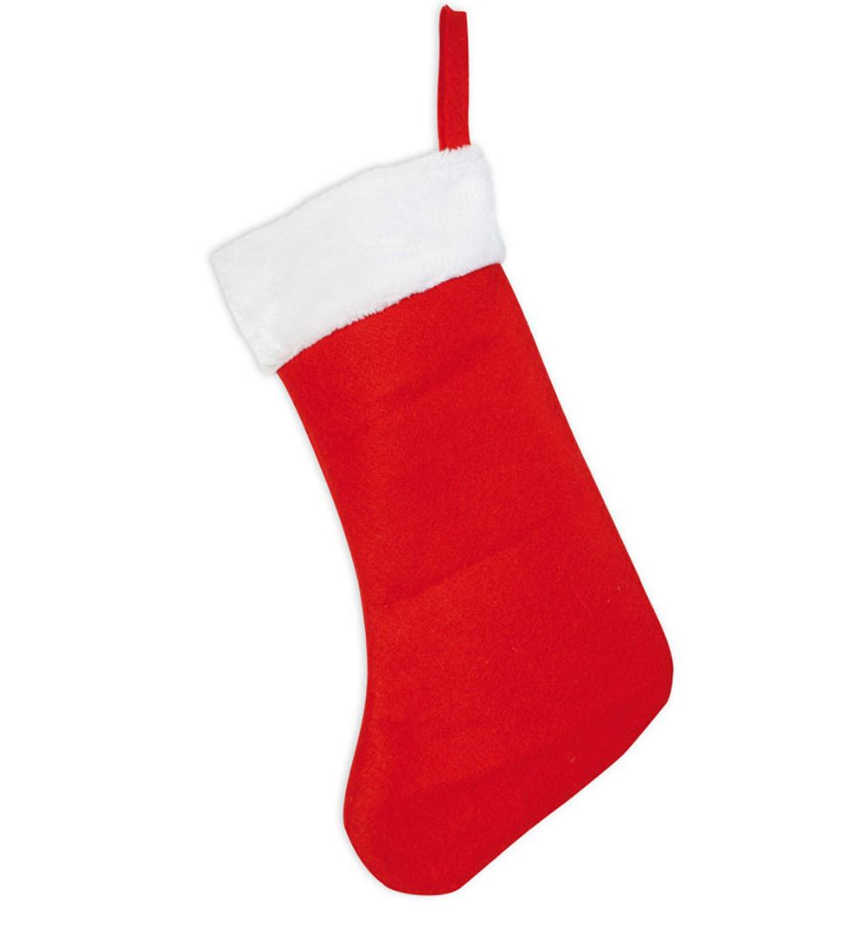 Fritz Fries & S. FRIES - Nikolausstrumpf, 40 cm H. 40CM ROT