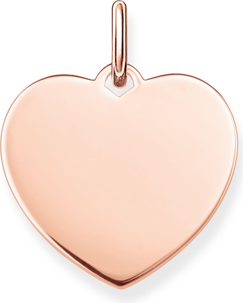 Thomas Sabo Anhänger LBPE0017-415-12 Love Bridge Herz Sterling Silber, rosé vergoldet