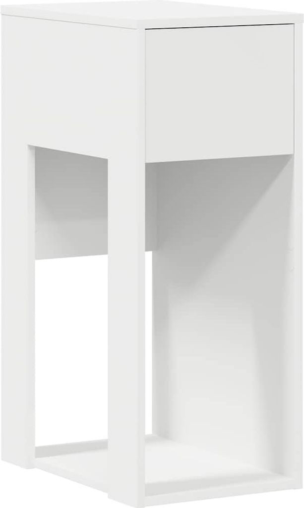 vidaXL Computerschrank mit Schublade Weiß 30x44x74 cm