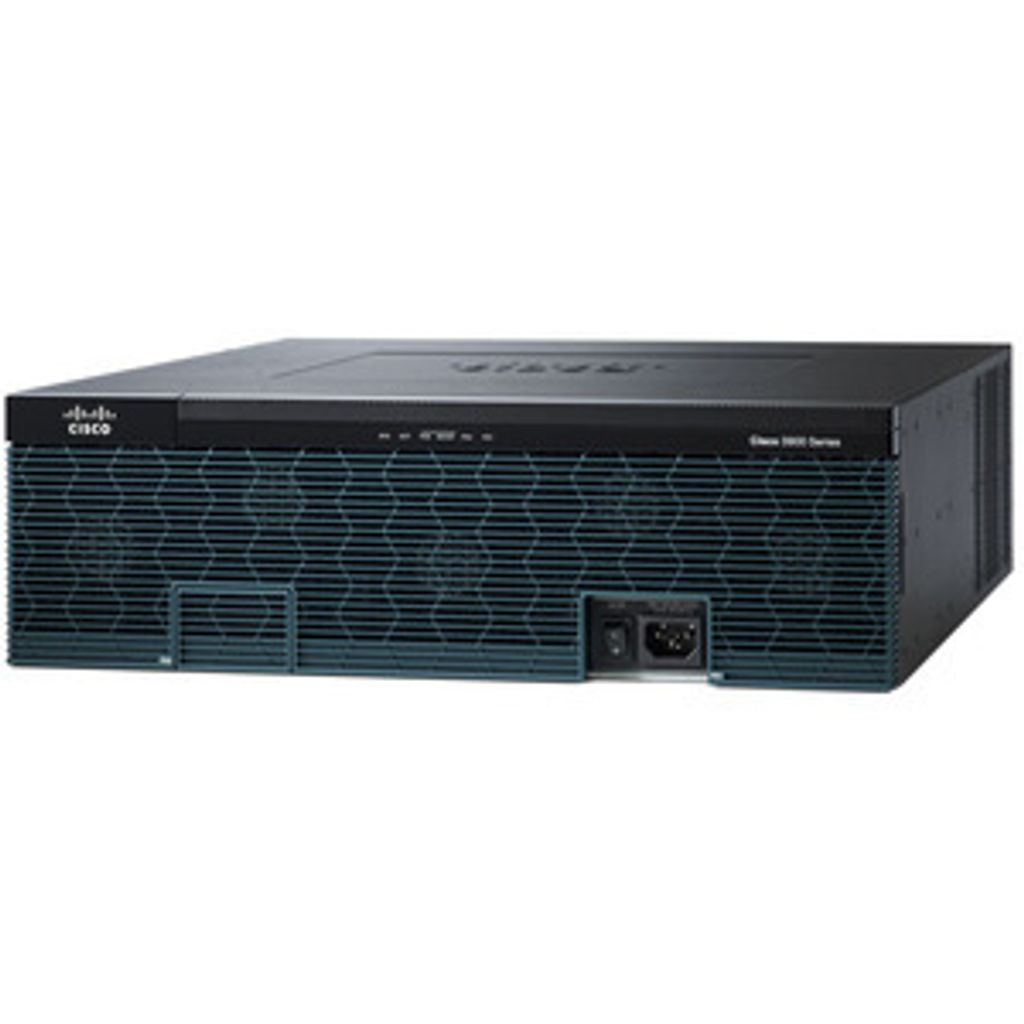 Cisco 3900 3925E Router mit VSEC-Lizenz - 4 Anschlüsse - PoE Ports - Management-Port - 11.0 - 1 GB - Gigabit-Ethernet - 3U - Rackmontage