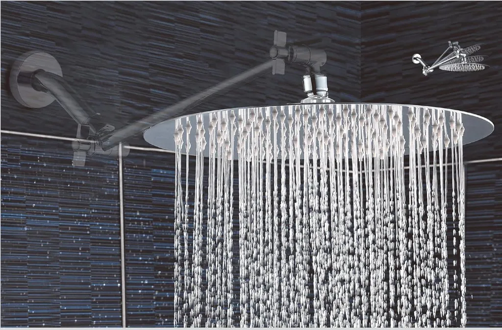 Soffione 12 Pollici Acciaio Inox Lucido | Design Doccia Anticalcare