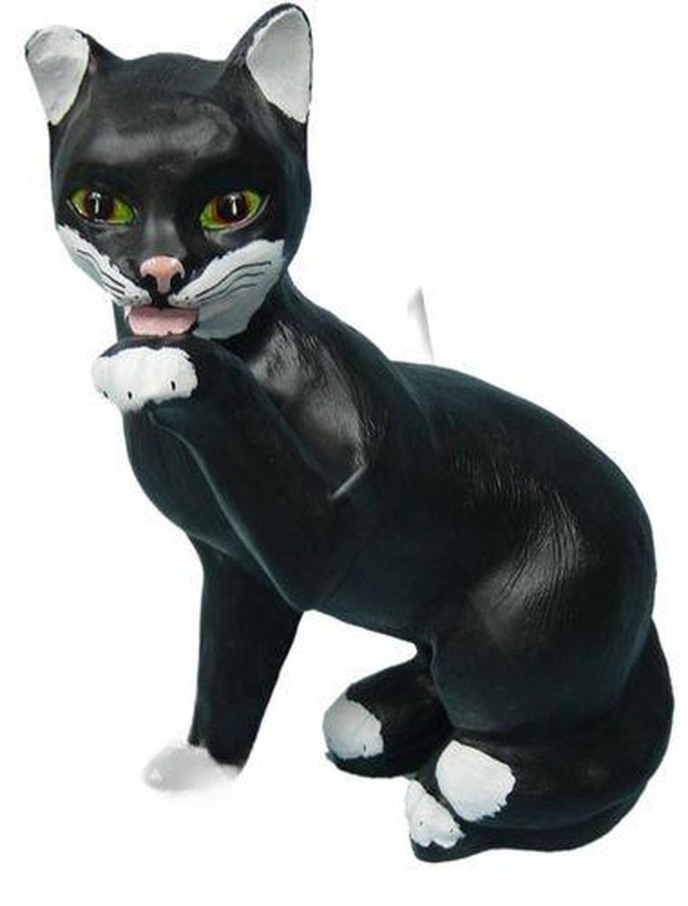 Design Katze Figur Garden Statue Skulptur Figuren Skulpturen Dekoration Neu Deko