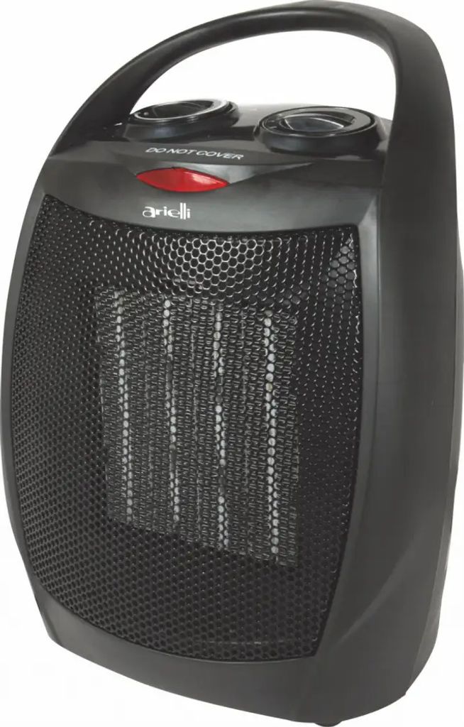 Elektrischer Heizlüfter mit Ventilator Arielli ACF-150, Überhitzungsschutz, 1500 W, Schwarz