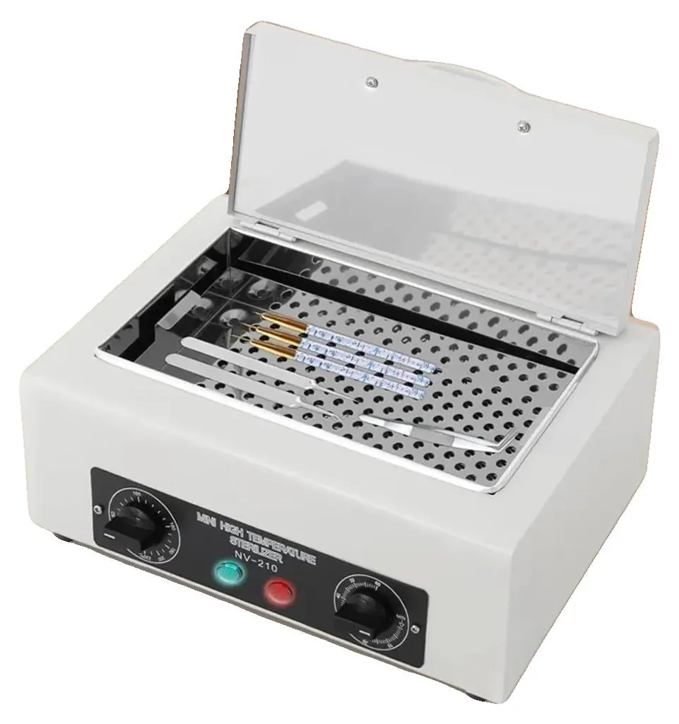 Stérilisateur haute température 300W avec cuve inox pour manucure