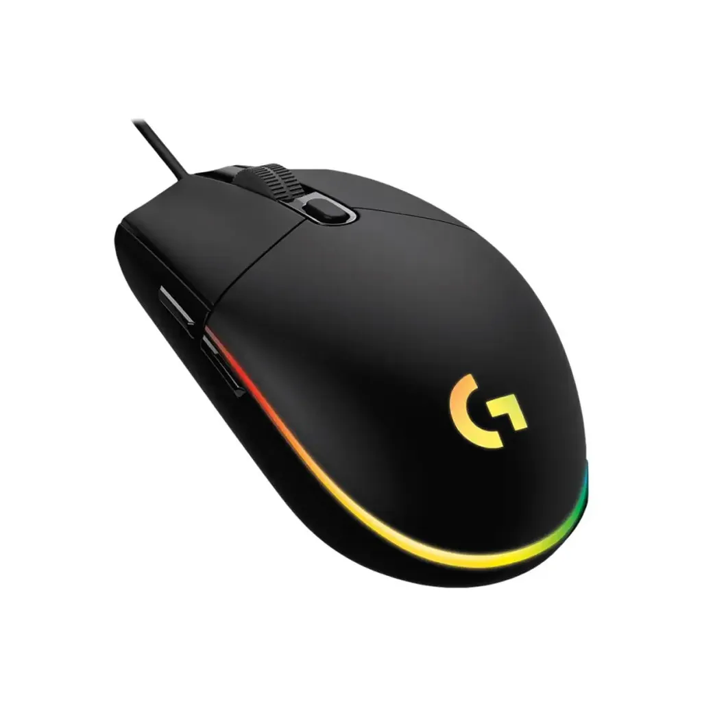 Souris de jeu rétroéclairée G102 Lightsync noire à boutons programmables - 15