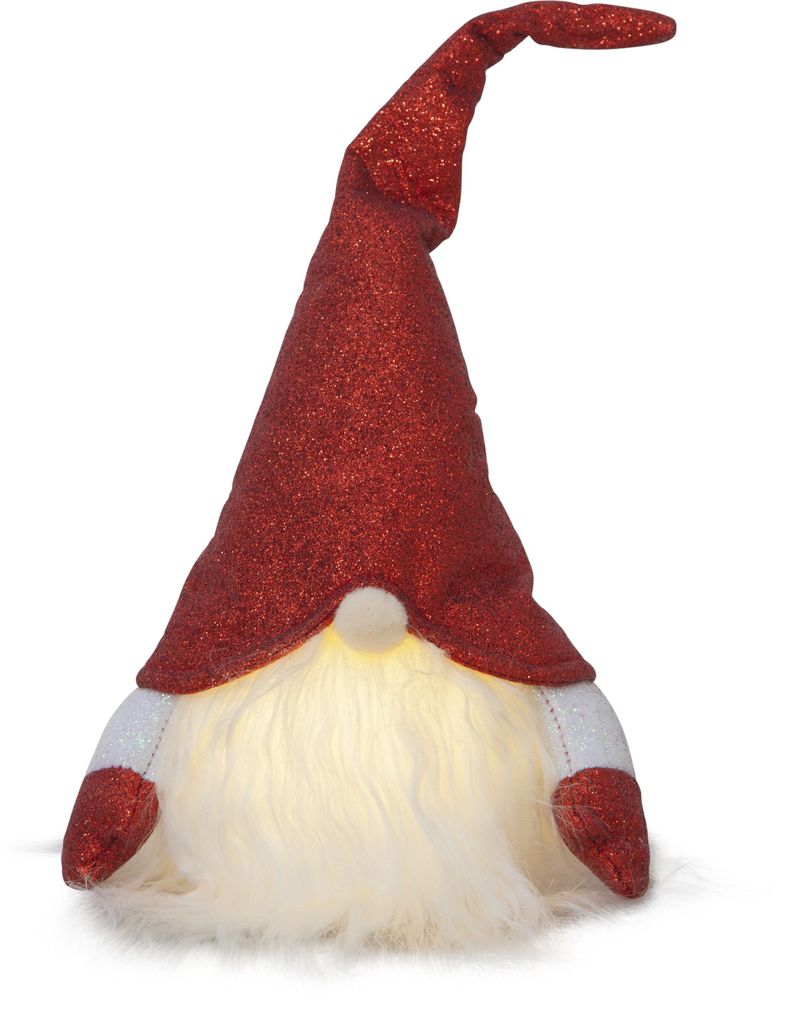 LED-Stoff-Figur 'Joylight', Santa, 1 ww LED,