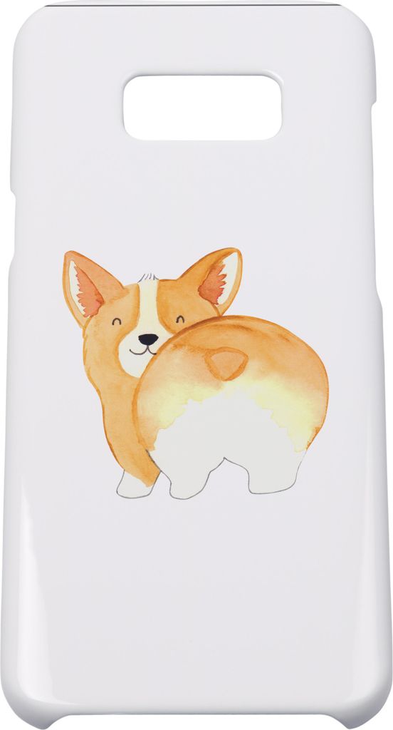 Mr. & Mrs. Panda Samsung Galaxy S8 plus Handyhülle Corgi Po - Weiß - Geschenk, Corgie, Handy, Case, Süß, Motivation, Hülle, Cover, Hund, Sprü...