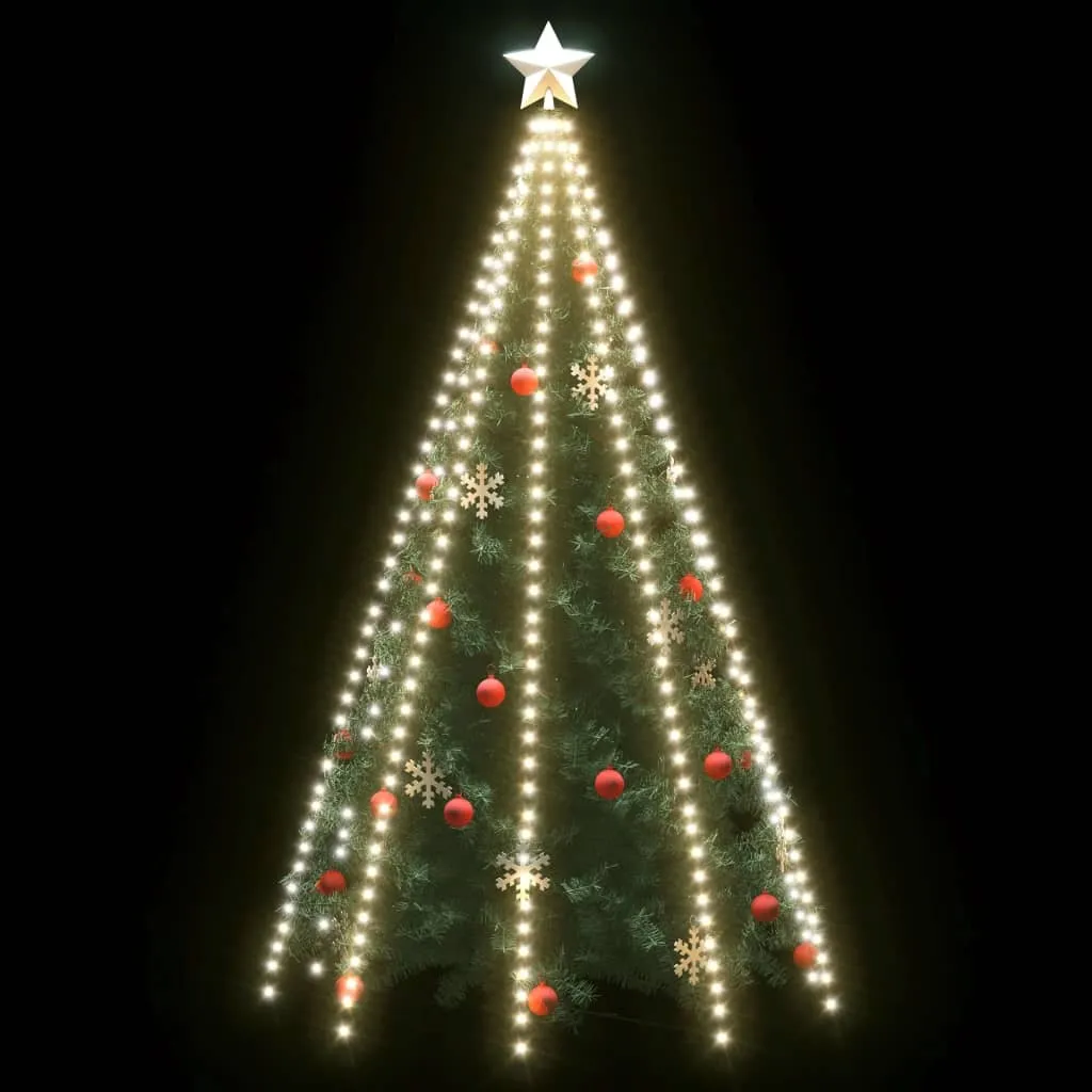 Filet LED Blanc Froid 4m pour Sapin 2m+ : Déco Rapide & Lumineuse 400 LED - 3