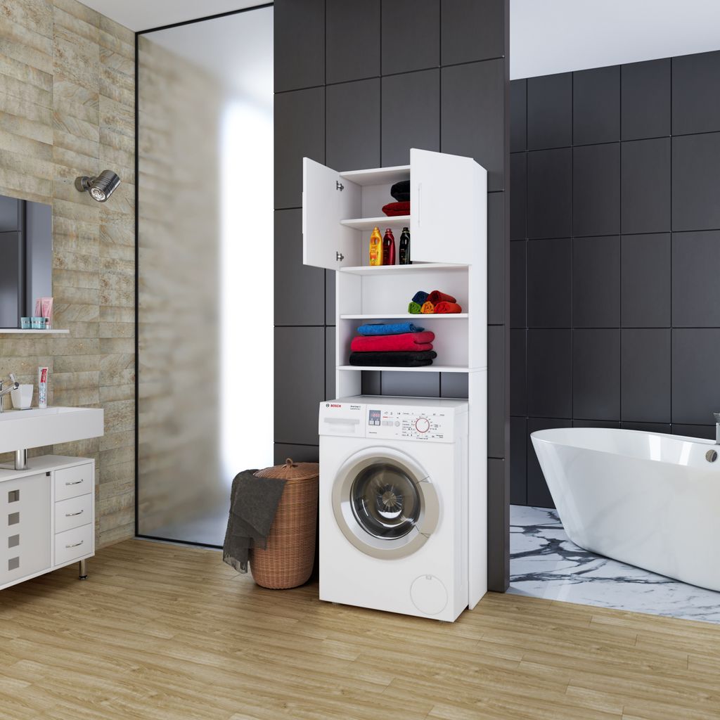 VCM Waschmaschinenschrank "Jutas" | Überbau Waschmaschine Produktbild 9
