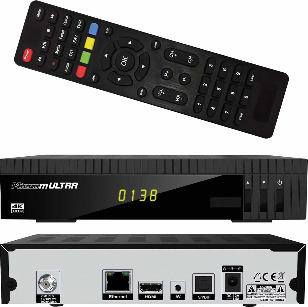 Mikroelektroniczny odbiornik satelitarny mUltra 4K UHD Zdjęcie produktu 